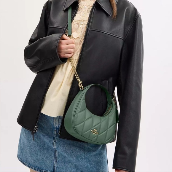 NWT COACH CARMEN MINI CROSSBODY BAG WITH QUILTING - Picture 5 of 8